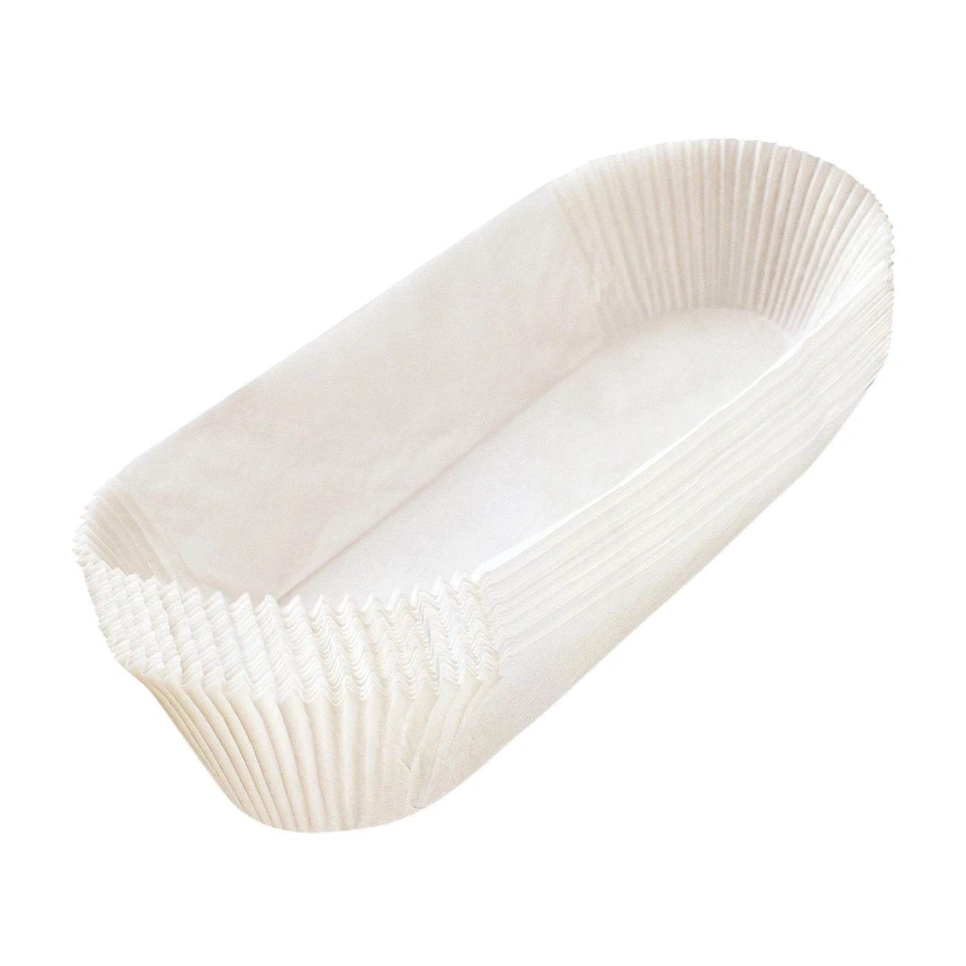 Weißes Papier Backformen, Stapel, isoliert, Backen, Küche, Lebensmittel