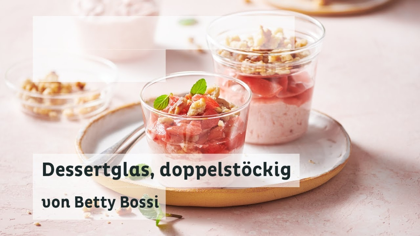 Dessertglas, doppelstöckig, 200ml - 4 Stk.