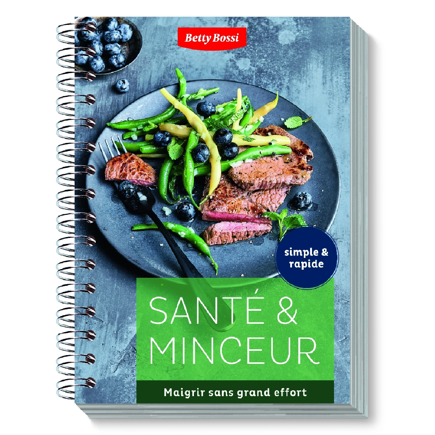 Livre de cuisine avec nourriture, santé et minceur, Betty Bossi, simple et rapide
