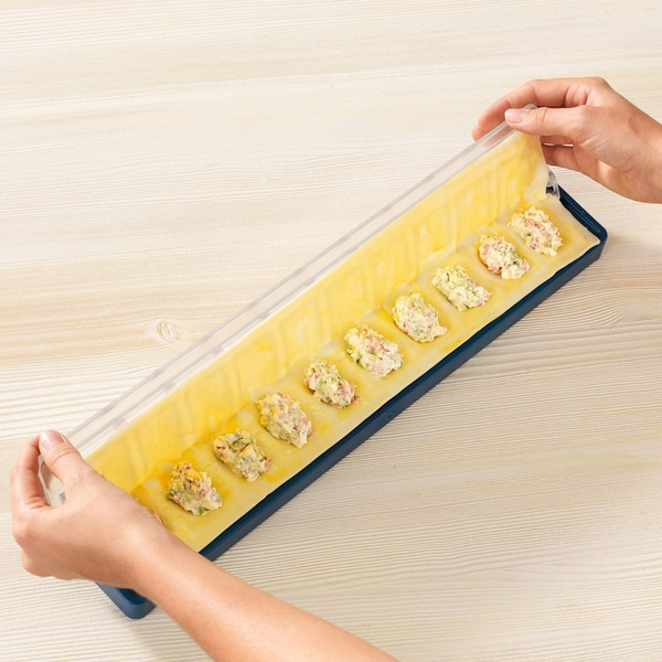 Maultaschen, Schablone Für kleine und große Teigtaschen