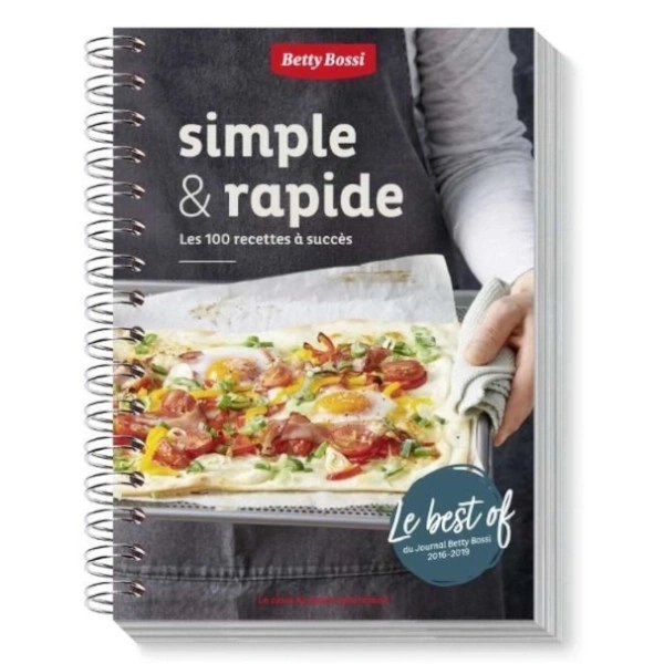 Livre de cuisine 'Simple & Rapide' de Betty Bossi avec 100 recettes à succès, 'Le best of' 2016-2019