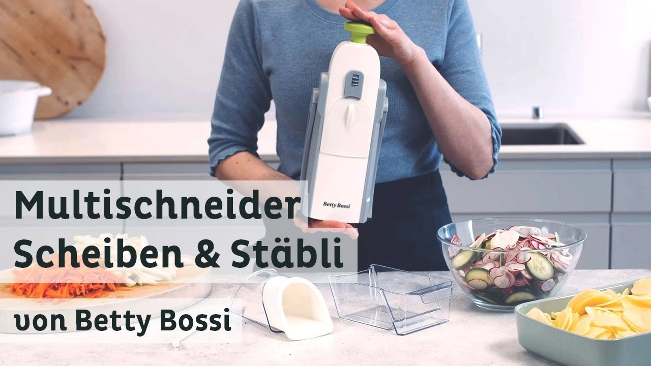 Multischneider Scheiben & Stäbli von Betty Bossi, Gemüse schneiden.