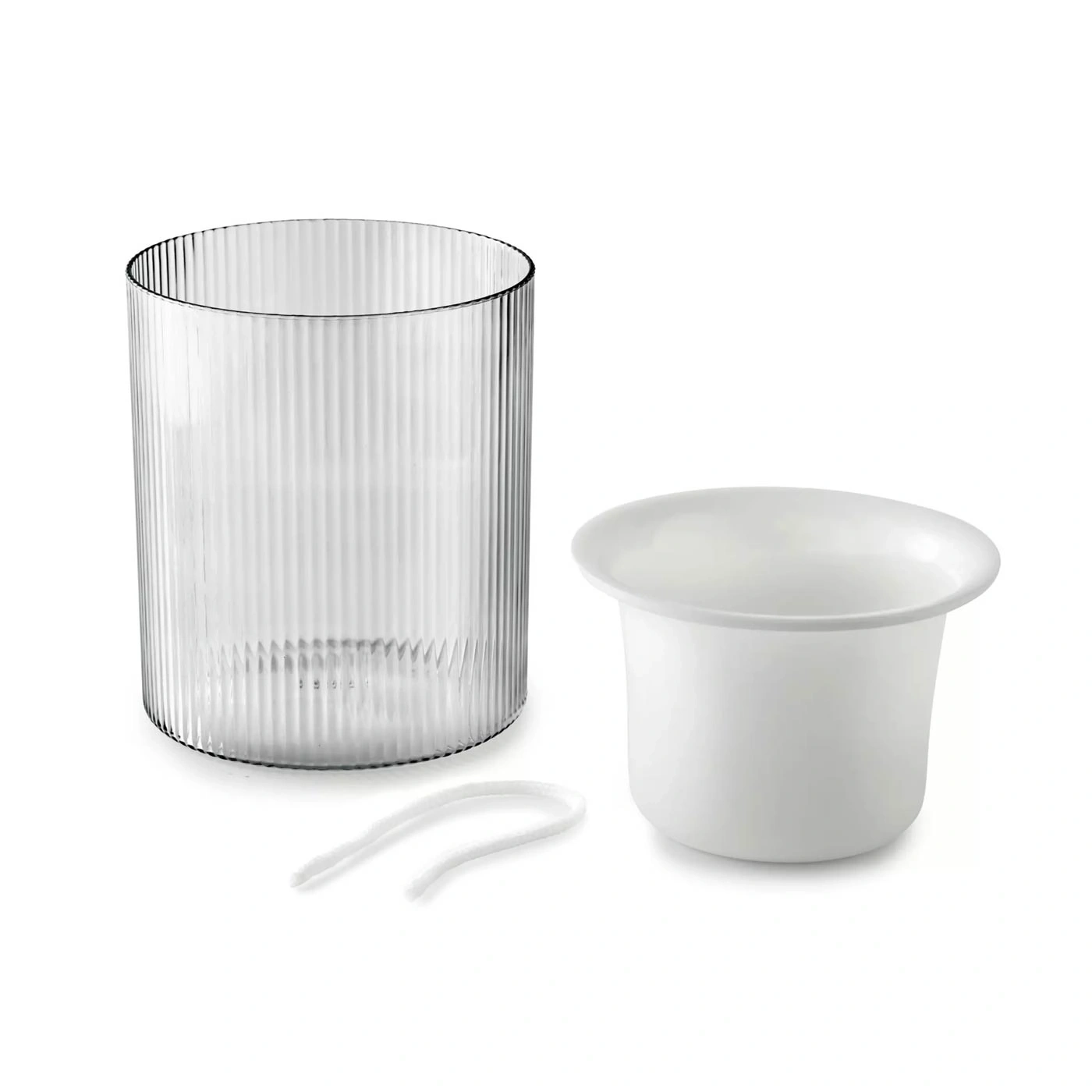 Pot transparent, pot blanc, cordon, accessoires de plantes, jardinage, intérieur, transparent