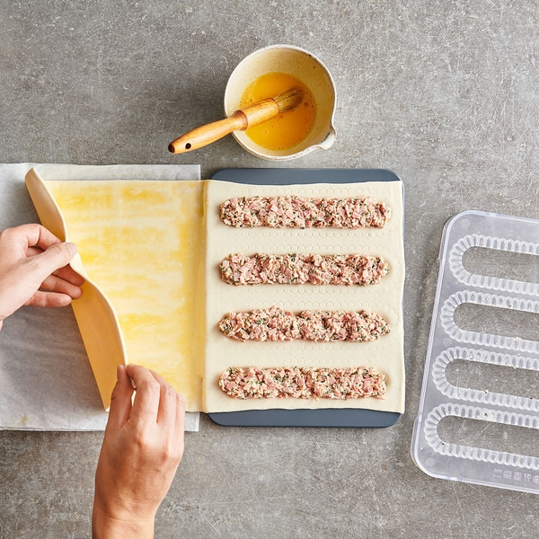 Plaque de cuisson pour feuilletés fourrés - Set