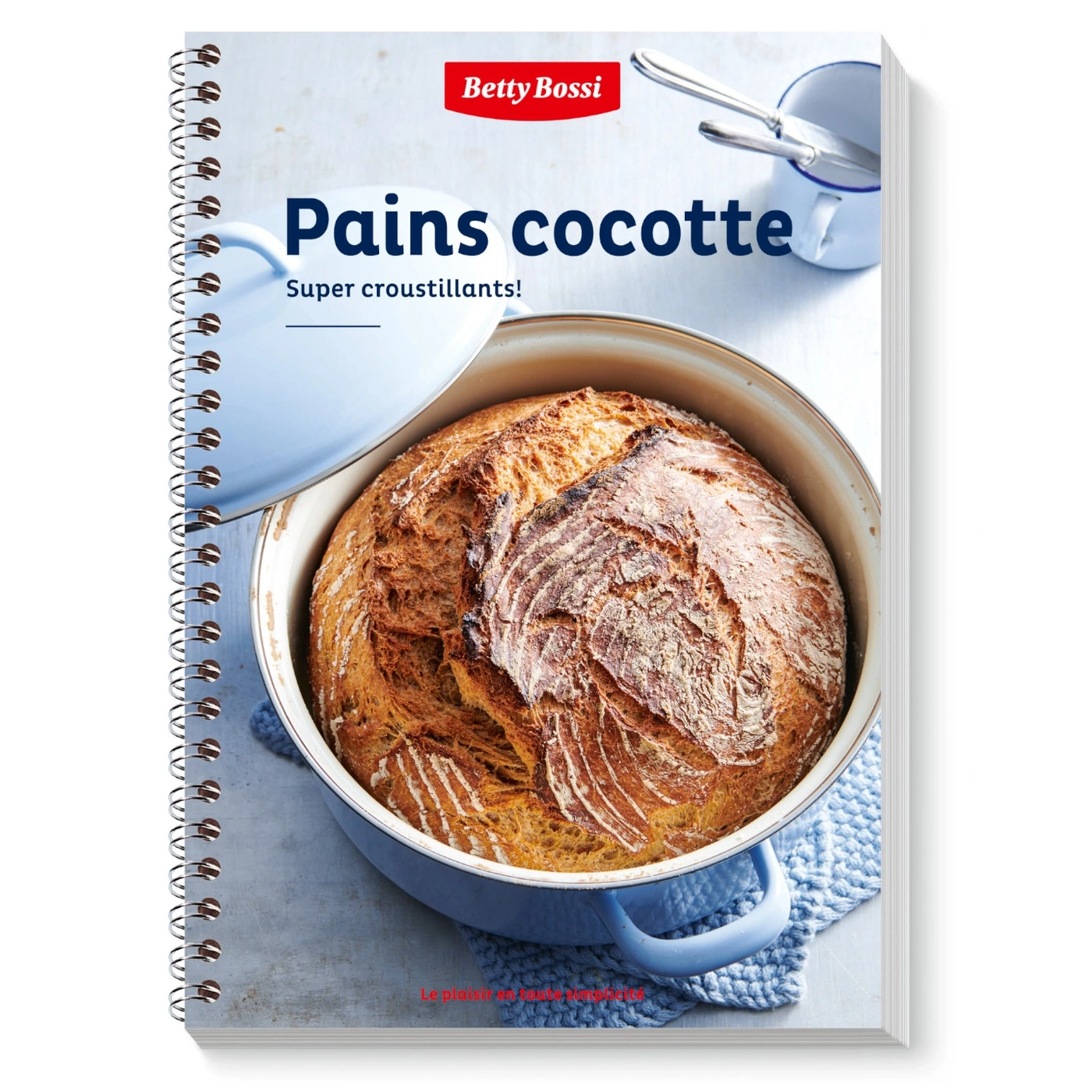 Kochbuch mit Brot in einem Topf, Pains cocotte, super knusprig, Betty Bossi