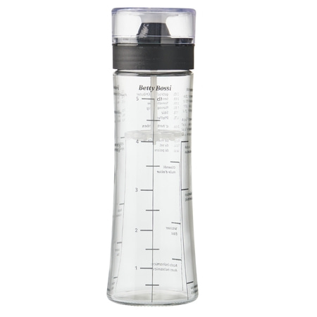 Dressing-Shaker, Glas, 500ml Mit aufgedruckten Rezepten