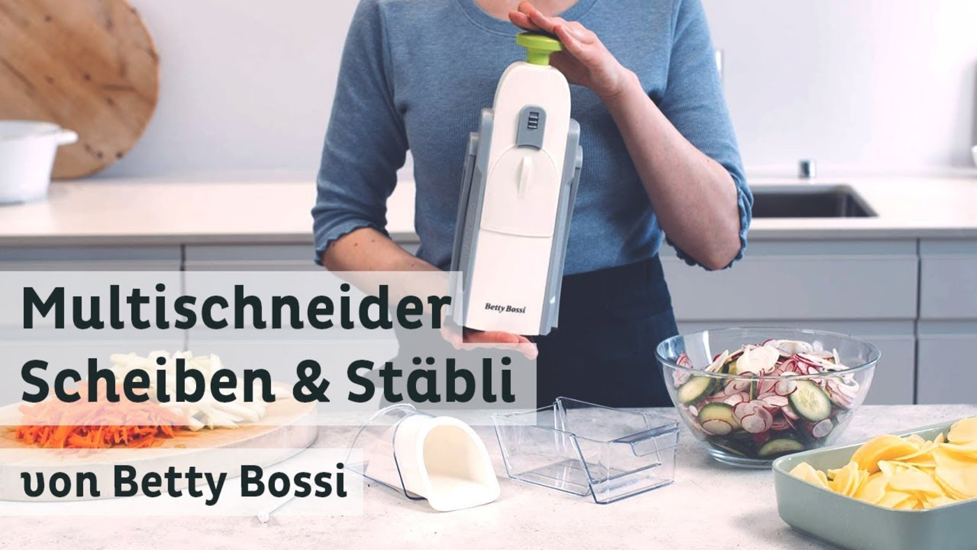 Multischneider Scheiben & Stäbli von Betty Bossi, couper des légumes.