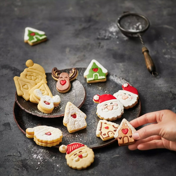 Emporte-pièces Betty Bossi « Spitzbuben » Père Noël - lot de 3