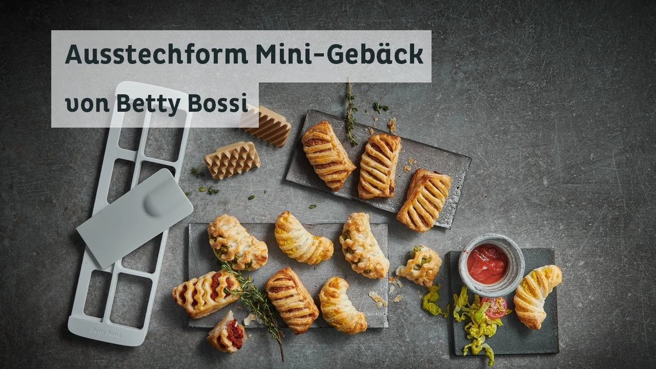Ausstechform Mini-Gebäck von Betty Bossi, Gebäck, Essen, Backen, Küche