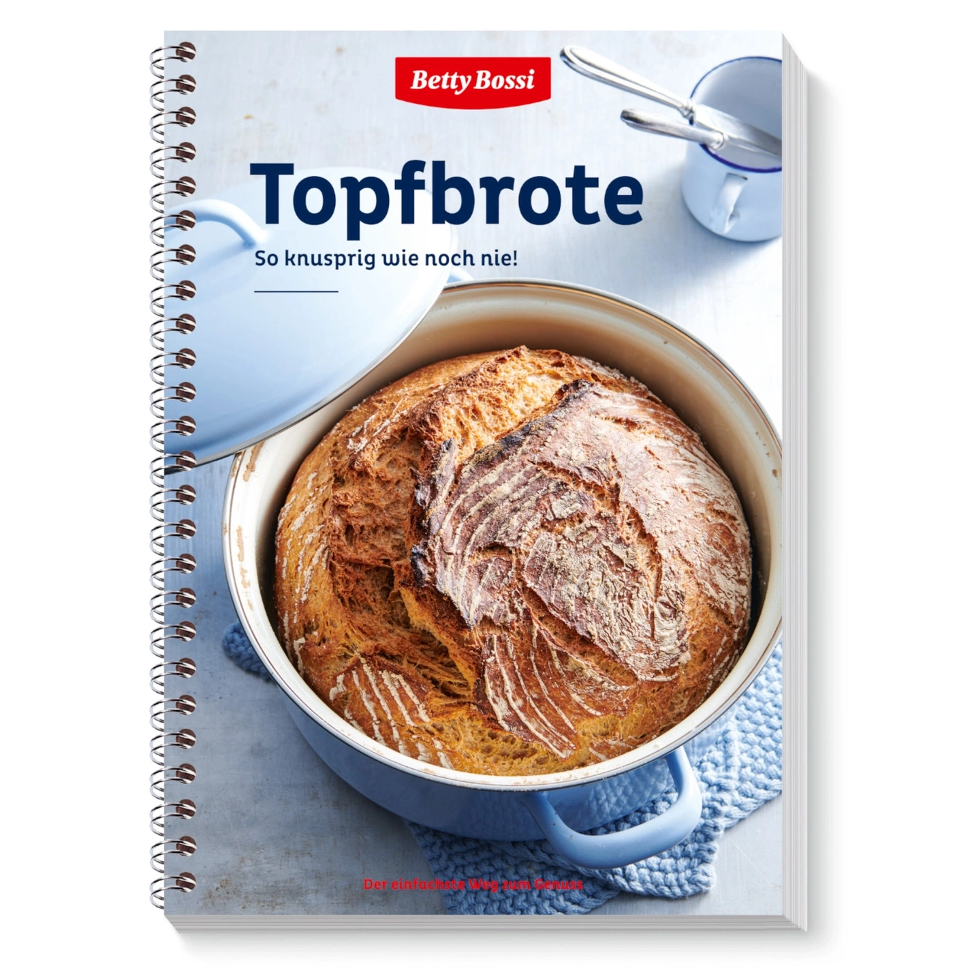 Kochbuch mit Brot, Topfbroten, knusprig, Betty Bossi, Rezept, Backen