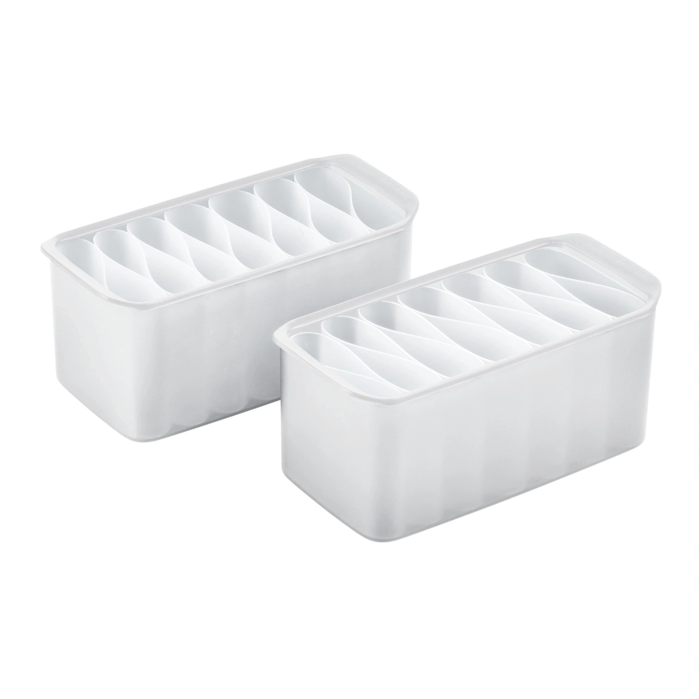 Organiseur pour tubes et cosmétiques, blanc - 2 pièces