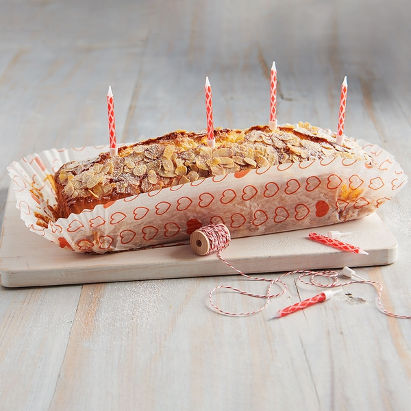 Papier cuisson pour cakes, cœurs - 20 pièces