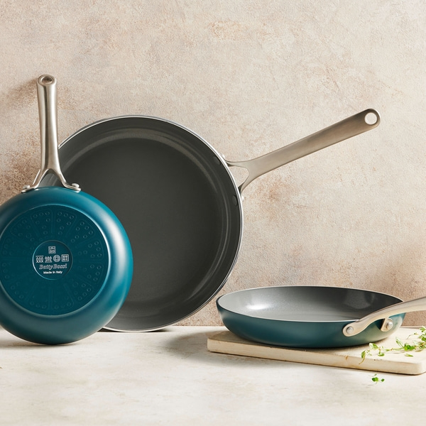 Poêle à frire Betty Bossi, céramique, verte - 24 cm