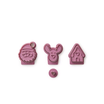 Emporte-pièces Betty Bossi « Spitzbuben » Père Noël - lot de 3