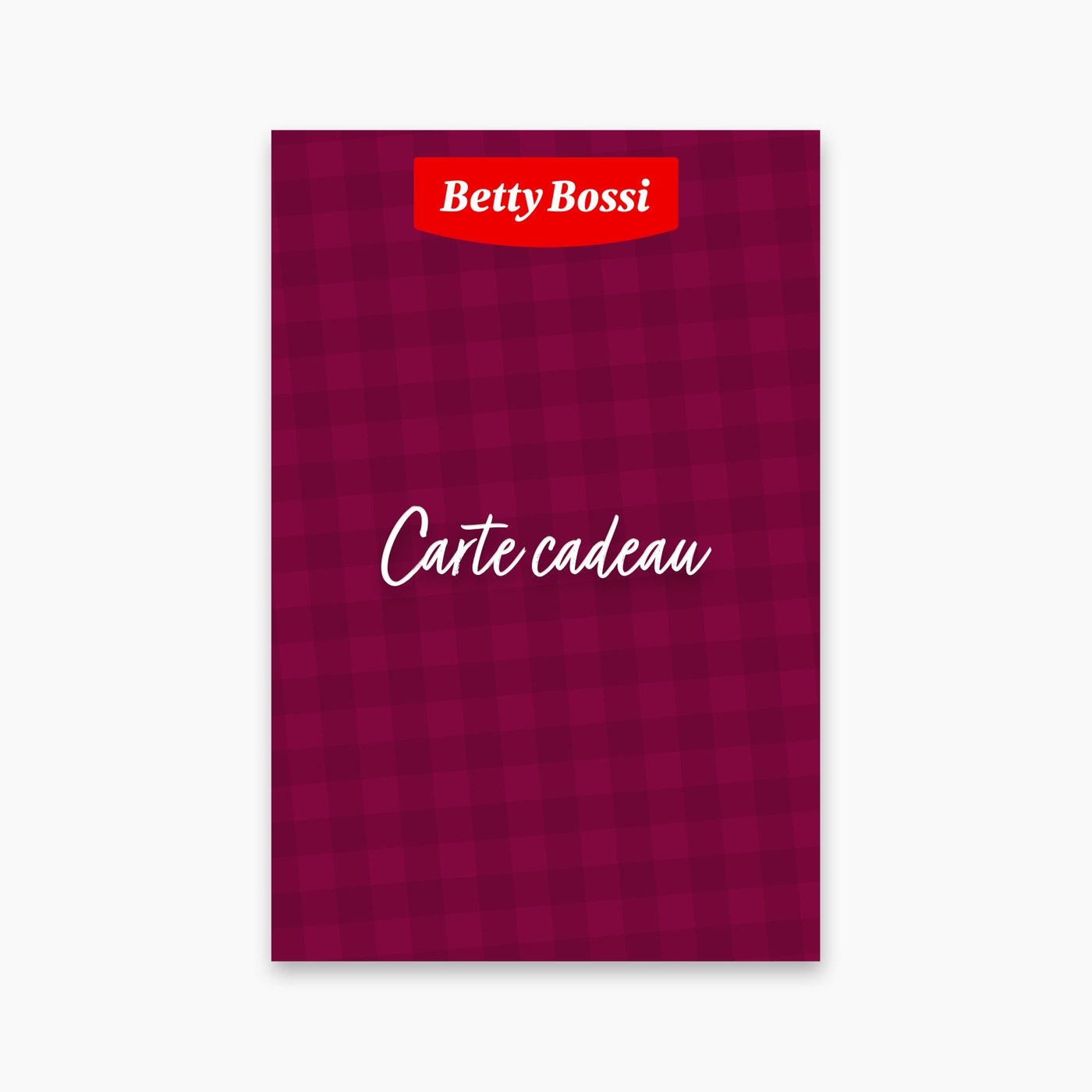 Carte-cadeau de Betty Bossi à imprimer