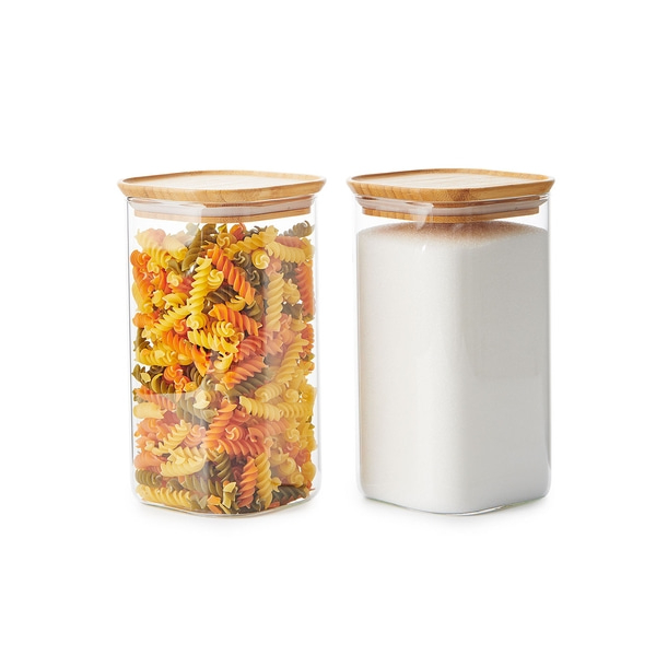 Vorratsdose, Glas, 1.4 l - 2 Stk.