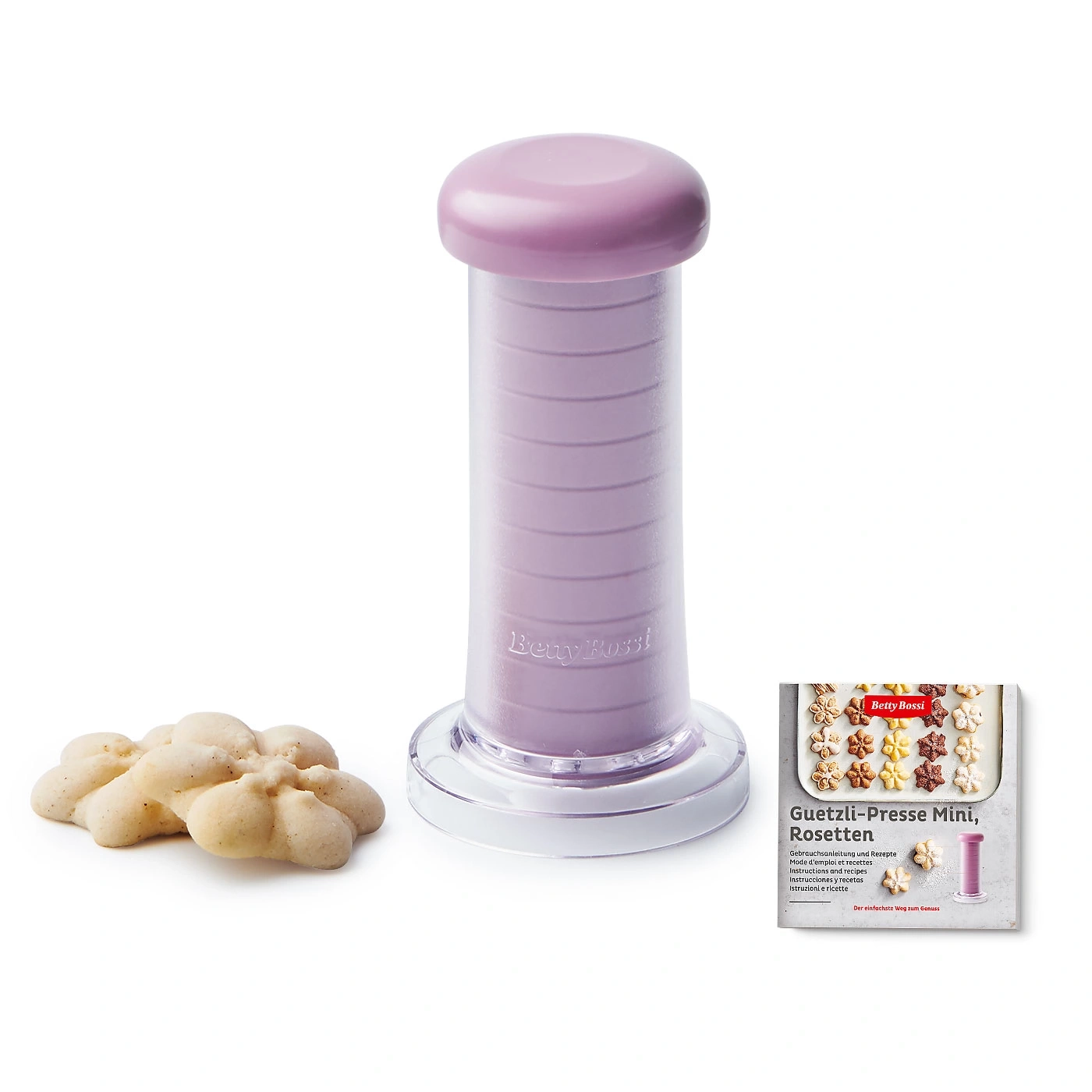 Guetzli-Presse Mini, Rosetten, Betty Bossi, Gebäckpresse, Rezept, Anleitung, Küche
