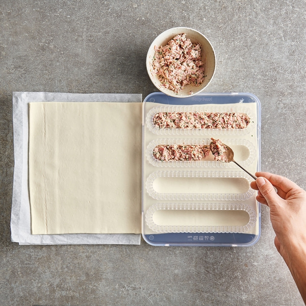 Plaque de cuisson pour feuilletés fourrés - Set