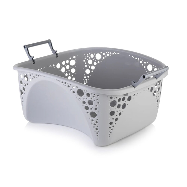 Wäschekorb, stapelbar, 40 l - 3er-Set