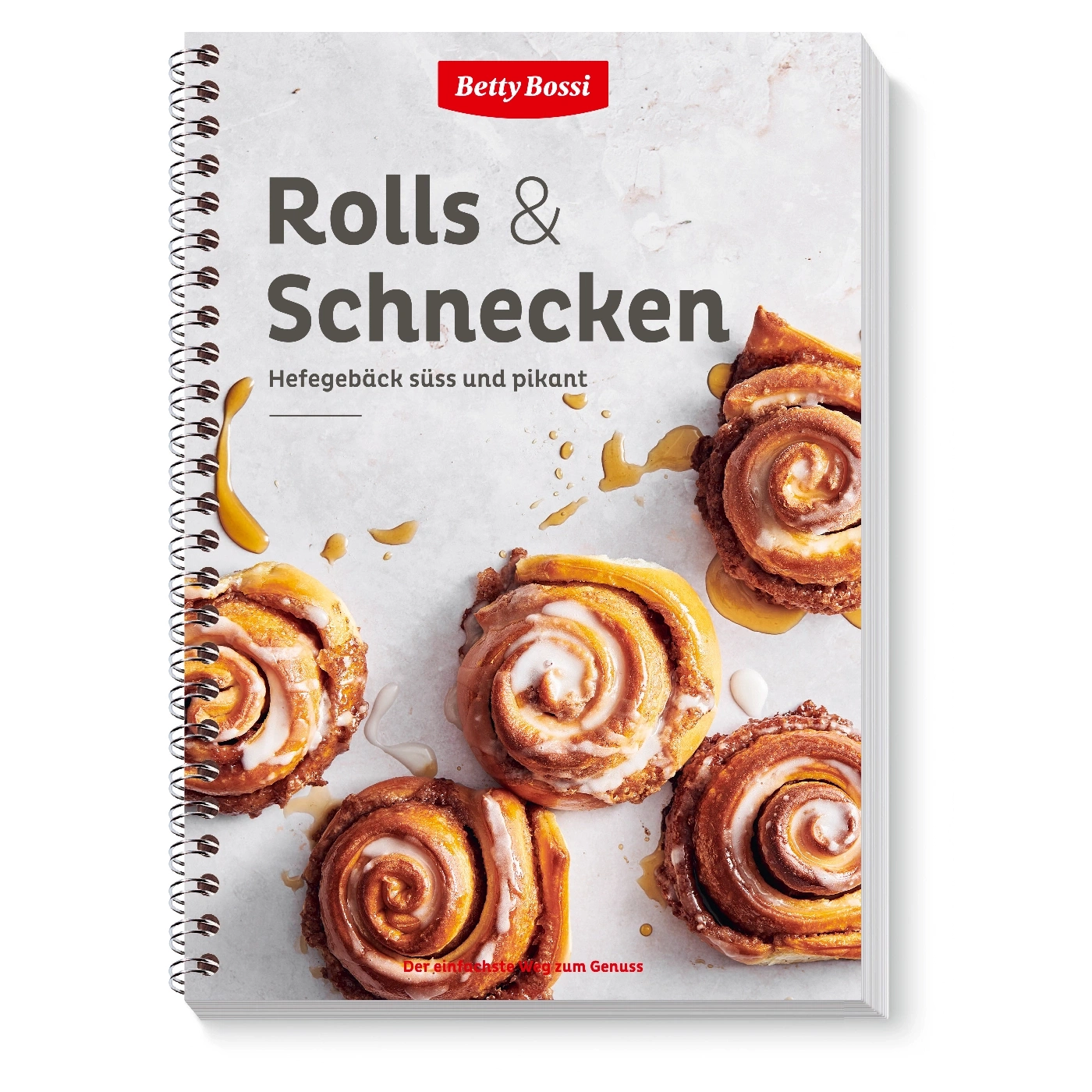 Livre de cuisine avec pâtisseries, Betty Bossi, Rolls & Schnecken, sucré et piquant, spirale