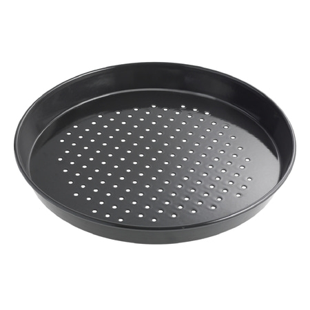 Pizzablech gelocht, Backblech rund 30cm Kratz- und Schnittfest