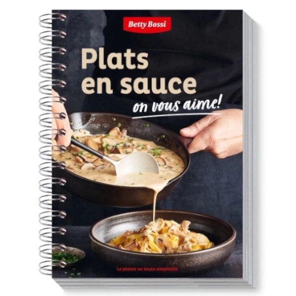 Kochbuch mit Spiralbindung, Gerichte mit Sauce, Betty Bossi, Essen