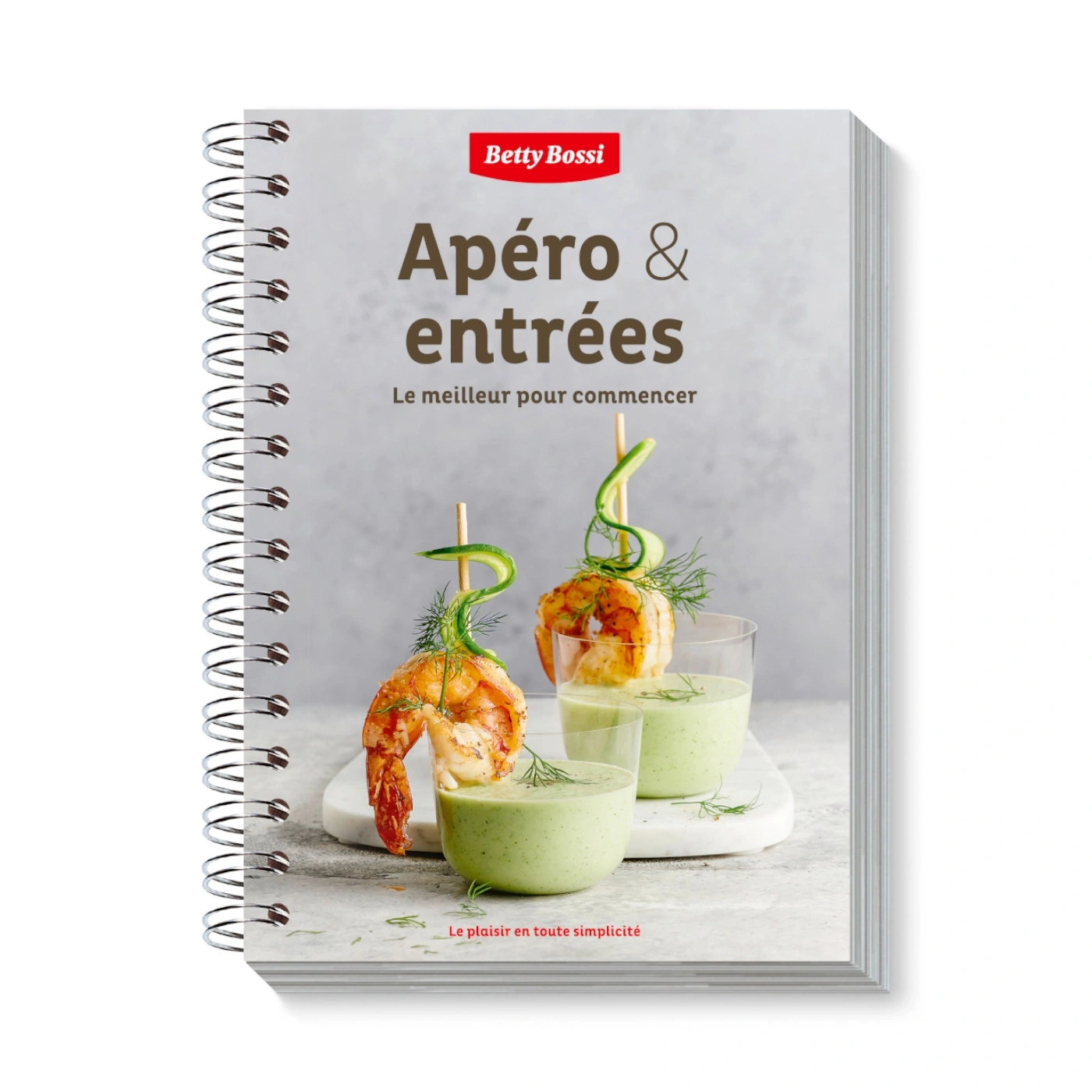 Kochbuch 'Apéro & entrées' von Betty Bossi mit Garnelen und Suppe
