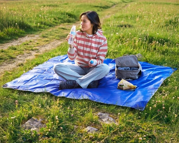 Outdoor-Decke ultraleicht, 140 x 180 cm