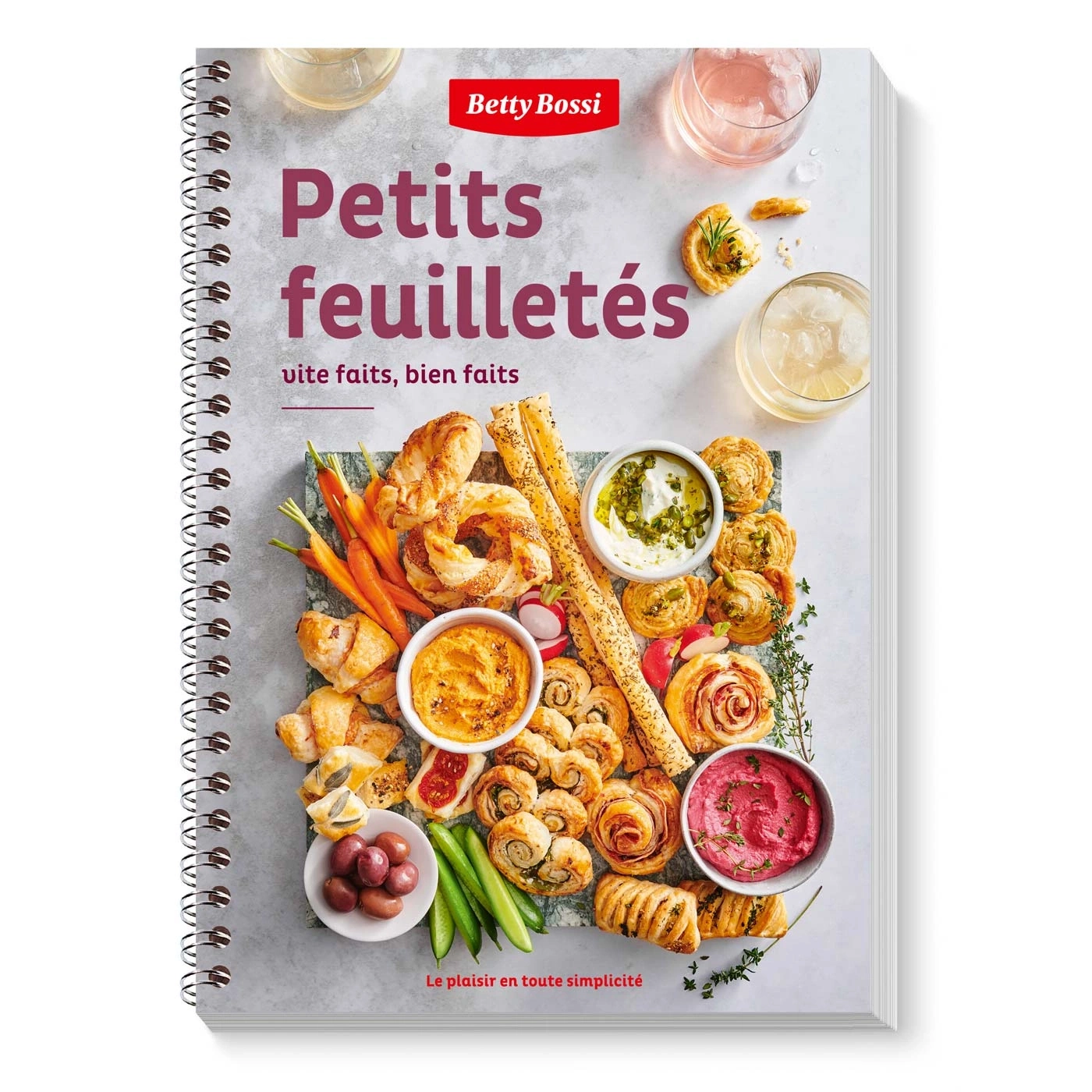 Kochbuch mit Gebäck, Snacks, Vorspeisen, Betty Bossi, französisch, Essen