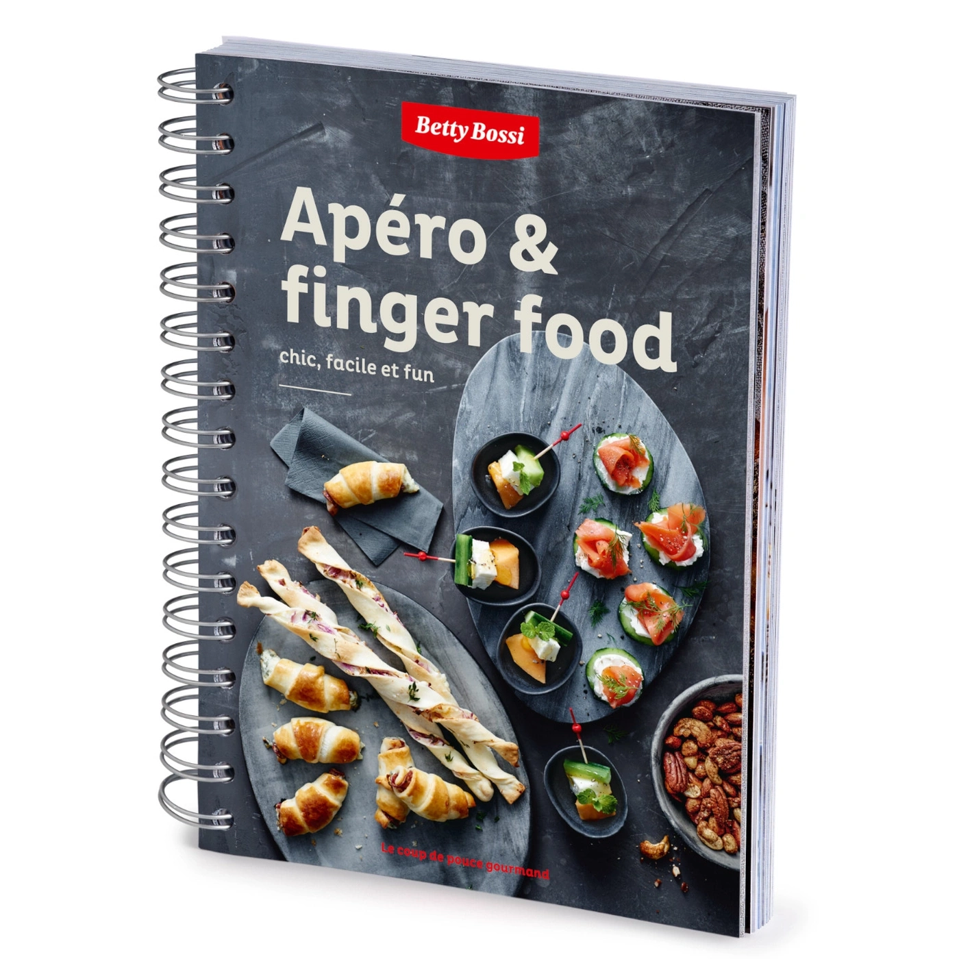 Livre de cuisine 'Apéro & Finger food' de Betty Bossi, avec des snacks et amuse-gueules