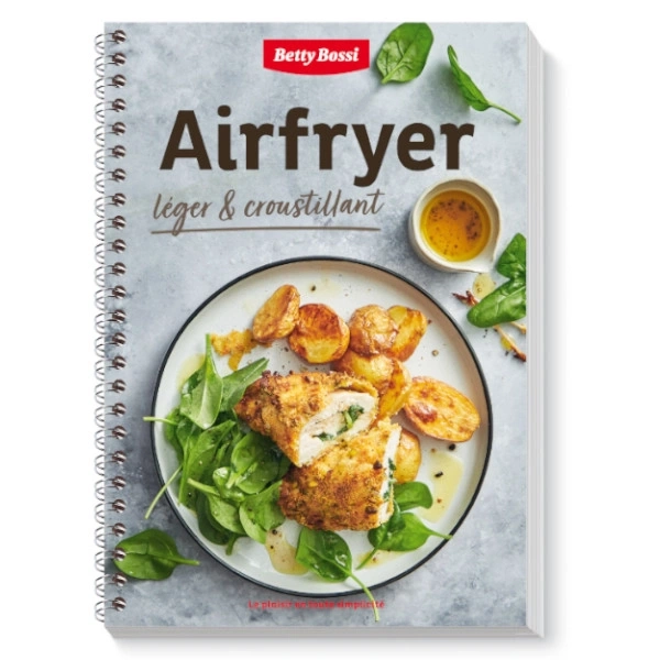 Kochbuch Airfryer von Betty Bossi mit Hähnchen und Kartoffeln
