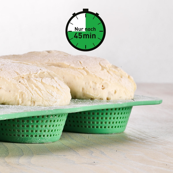 Baguette-Brötchen, Backform, Silikon - 2er-Set