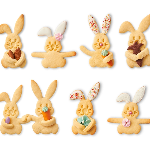 Plätzchen Ausstecher Set Osterhase Keksausstecher Häsli