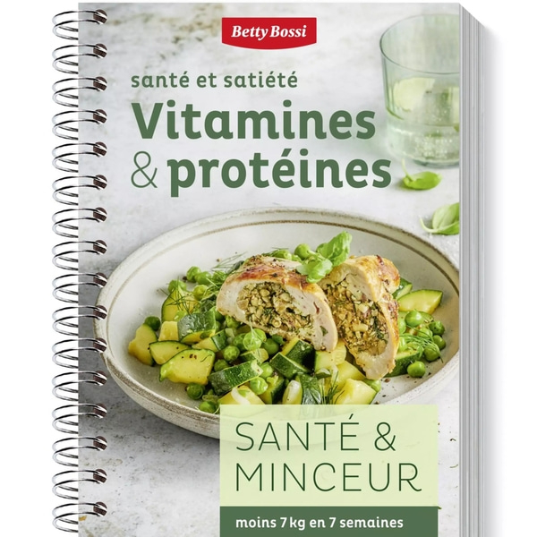 Santé & minceur - Vitamines & protéines, livre de cuisine