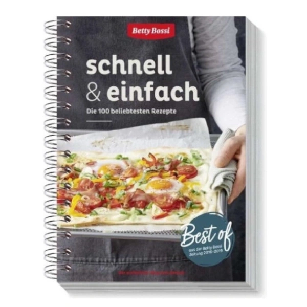 Livre de cuisine 'schnell & einfach' de Betty Bossi avec recettes, édition 'Best of'