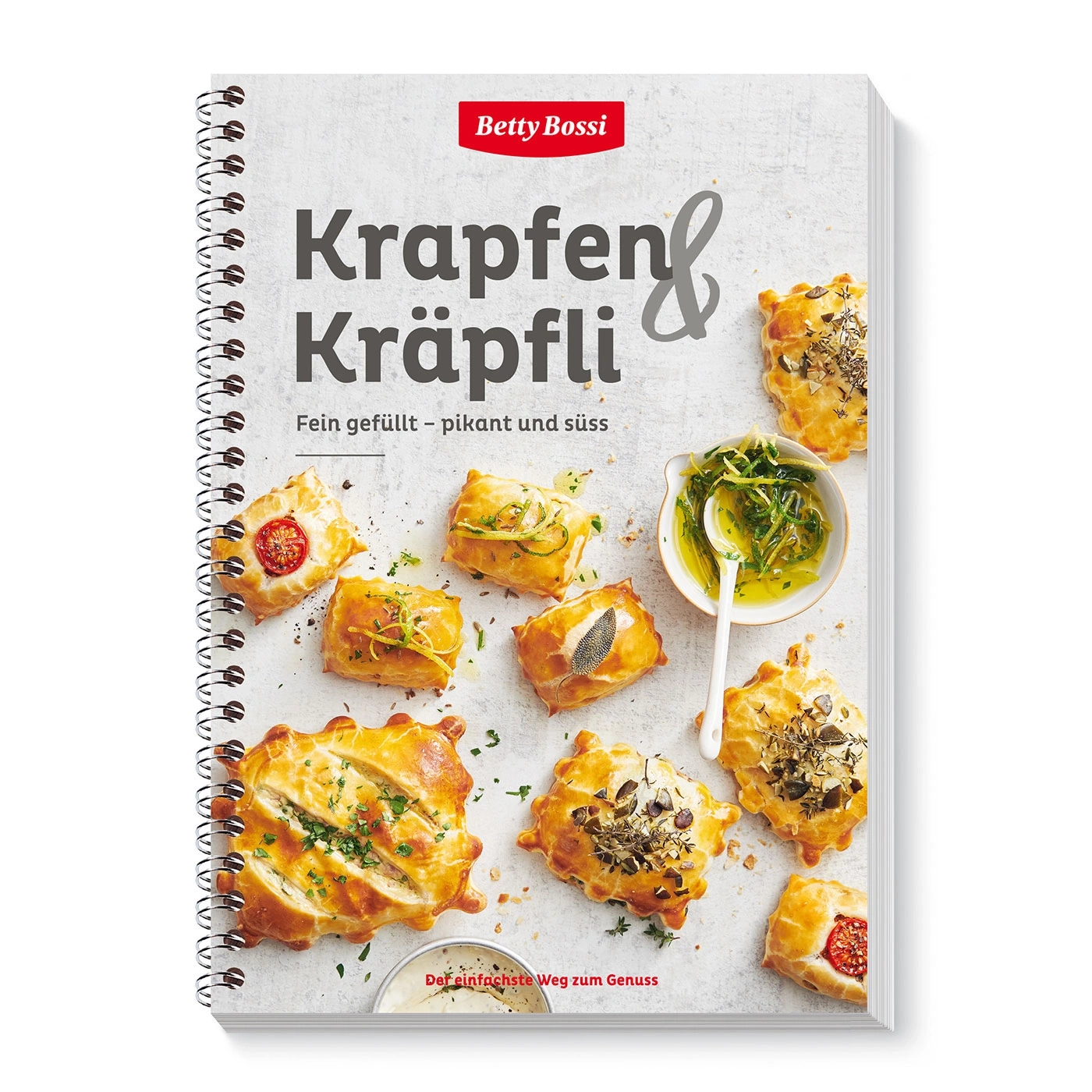 Kochbuch mit Krapfen und Kräpfli, gefüllt, pikant und süß, von Betty Bossi.