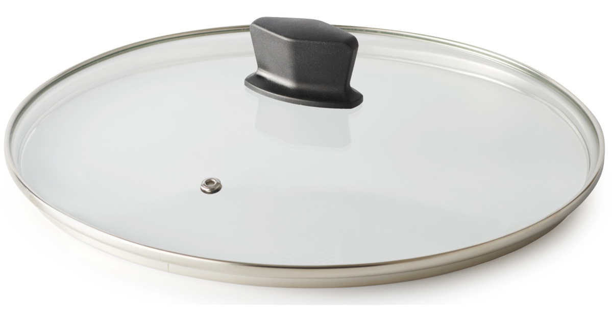 Couvercle En Verre GSW 28 Cm - Résistant à La Chaleur Pour Casseroles Et Poêles