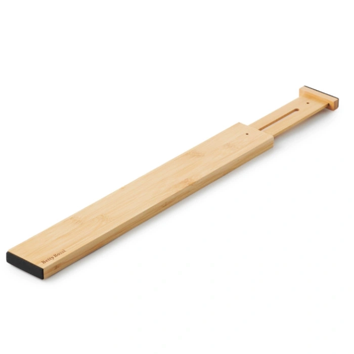 Séparateur de tiroir en bambou, bois, rectangulaire, avec logo, pour l'organisation