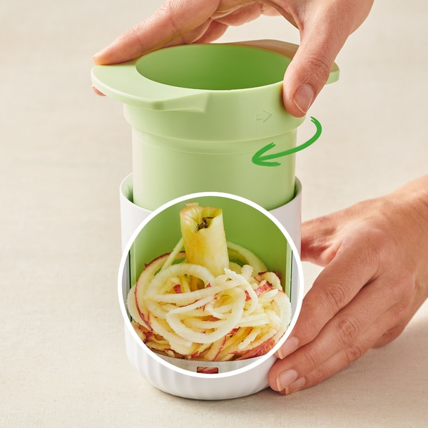 Apfel-Reibe, Raffel und Schneider Schnell und einfach Äpfel schneiden