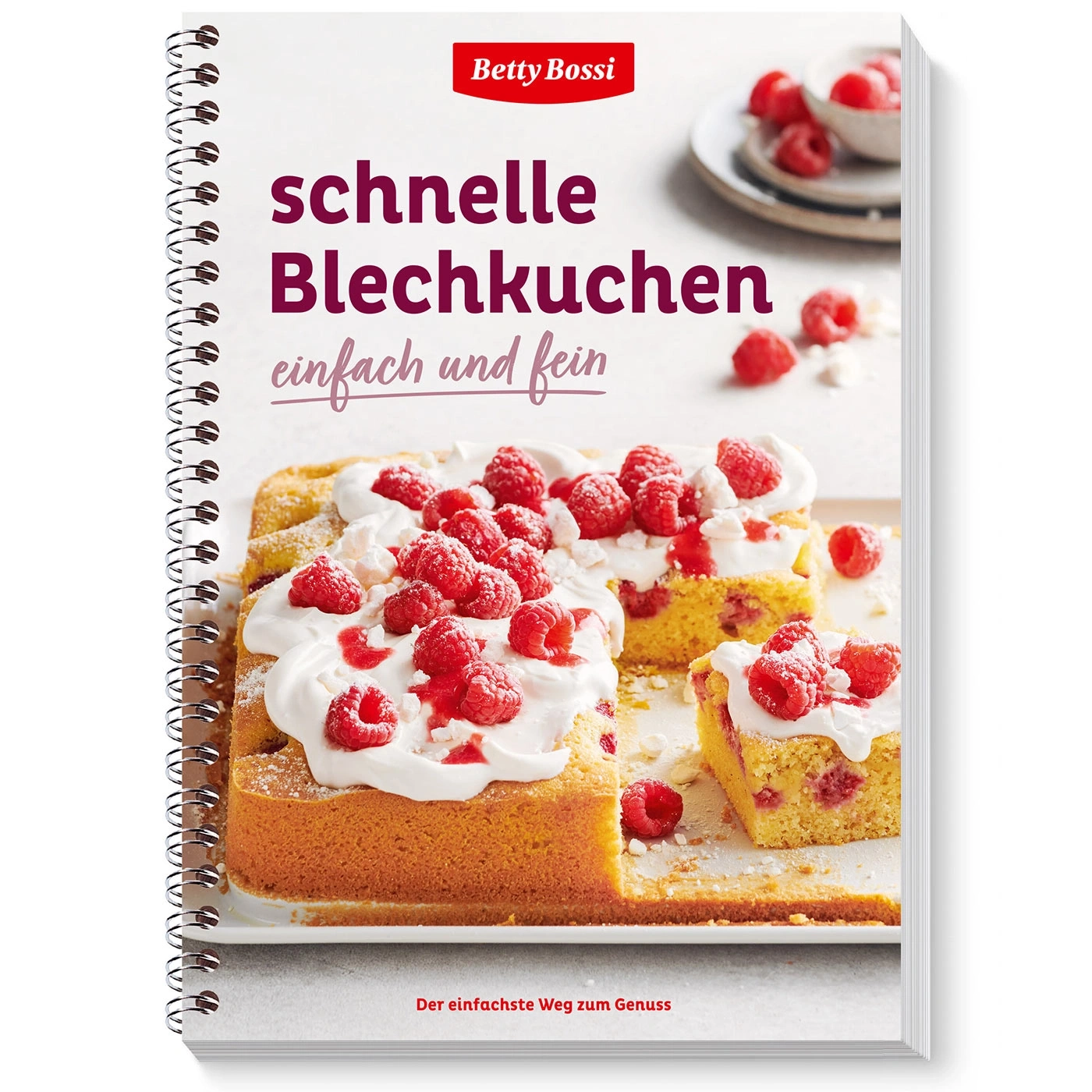 Kochbuch mit Kuchen, Himbeeren und Sahne, Betty Bossi, einfach und fein