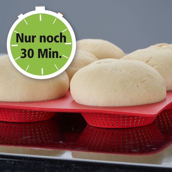 Brötchen Backform, rund - 2er-Set