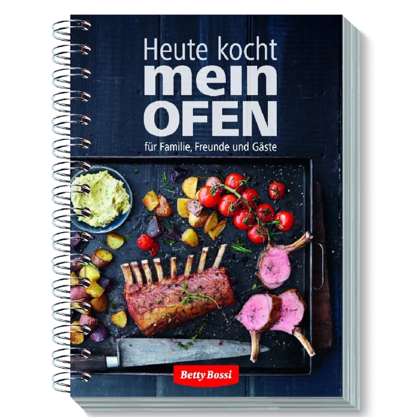 Livre de cuisine avec viande et légumes, reliure spirale, Betty Bossi