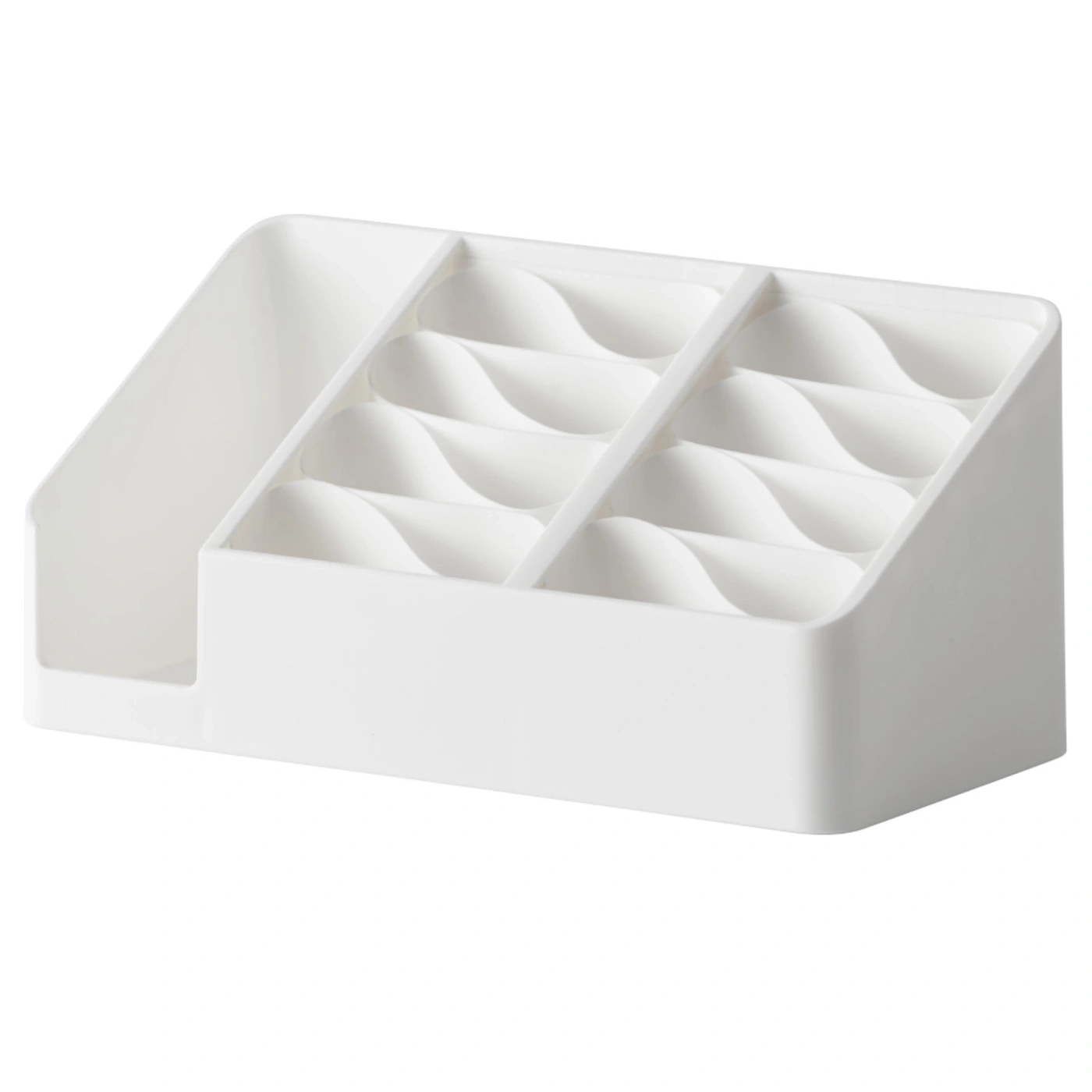 Organisateur blanc avec plusieurs compartiments pour bureau ou bureau