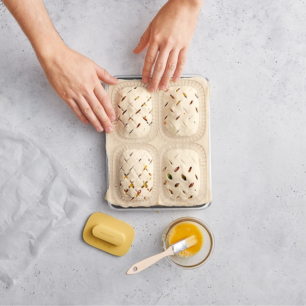 Teigtaschen Backblech