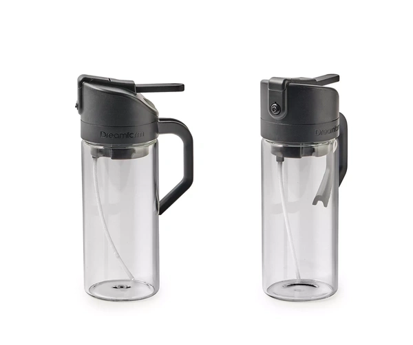 Öl- und Essigspender, 3 in 1, Glas - 2 Stk.