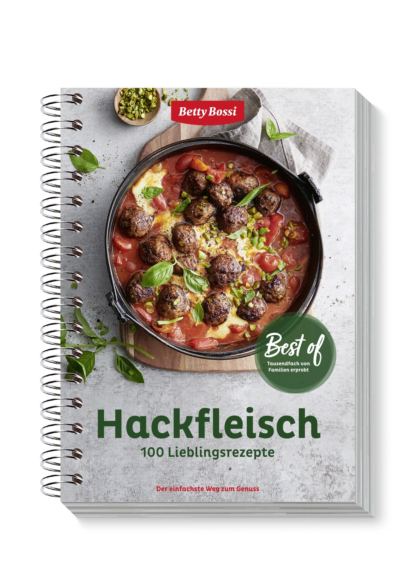 Kochbuch mit Hackfleisch-Rezepten, Betty Bossi, 100 Lieblingsrezepte, Best of, Spiralbindung