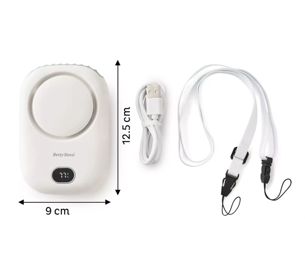 Tragbarer Mini-Ventilator zum Umhängen, Akku
