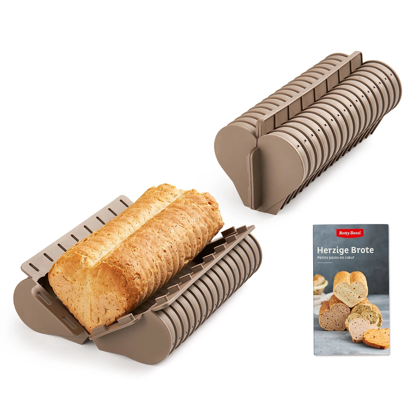 Brotbackform mit Herzform, Brot, Backen, Küche, Backzubehör, Herzbrot, Betty Bossi