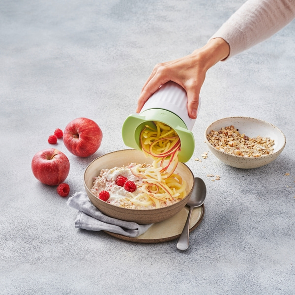 Apfel-Reibe, Raffel und Schneider Schnell und einfach Äpfel schneiden