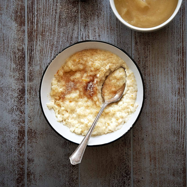 Milchreis mit Zimtzucker